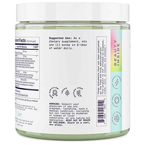 Alani Nu Super Greens Powder, Premium Superfood And Organic Veggie Whole Foods Supplement, Immune Support, 30 Servings, Malic Acid, Stevia Leaf Extract, Citric Acid, Natural Flavors #TOP1