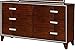 Furniture of America Safire Brown Cherry Dresser