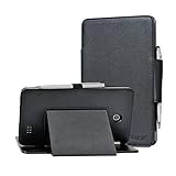 i-unik 2015 AT&T Trek HD 8 inch 4G LTE 9020A (Back Camera in The Middle) Tablet Case [Bonus Stylus] (Black)