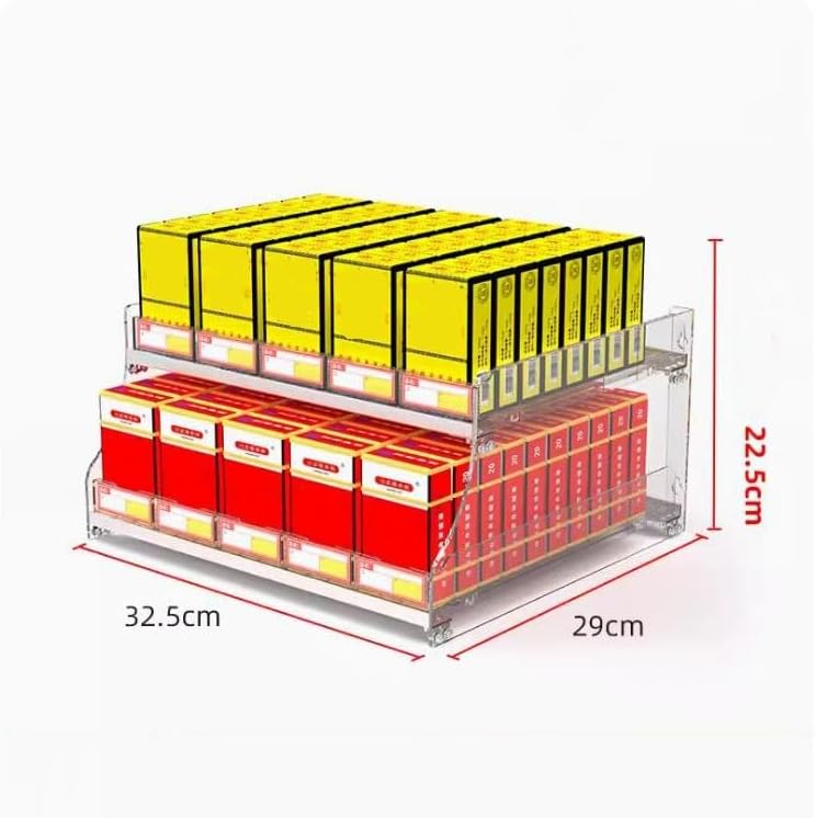 Store Display Rack Wall Mounted Storage Rack Supermarket Convenience Store Automatic Cigarette Rack Space Saving Assembled Display Cabinet,Wall-Mounted Acrylic Cigarette Display Rack, Automa image 5