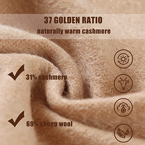 Dxin Womens Scarfs Winter, Fashion Cashmere Scarves, Soft Scarfs For Women Winter Warm, Multifunctional Soft Scarves, For Girls' Cold Weather Scarves & Wraps Gift For Festival #TOP3