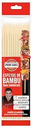 Espeto de Bambu para Churrasco Prime Grill 50 unidades