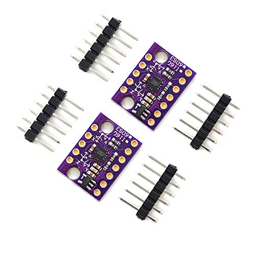 Comimark 2Pcs IIC/SPI LSM6DS3 3 Axis Gyroscope Accelerometer 6 Axis Sensor Transfer Module