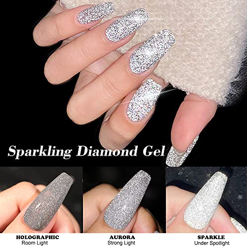 Vishine Set Geles para Uñas 6 Colores Brillantes 8ml miniatura 3
