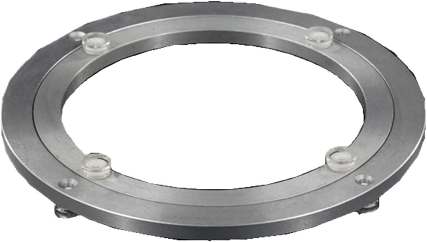 Aluminum Alloy Round Table Turntable Base Lazy Susan Bearing, Dining Smooth Swivel Plate Hardware,Heavy Duty for Room(24in)