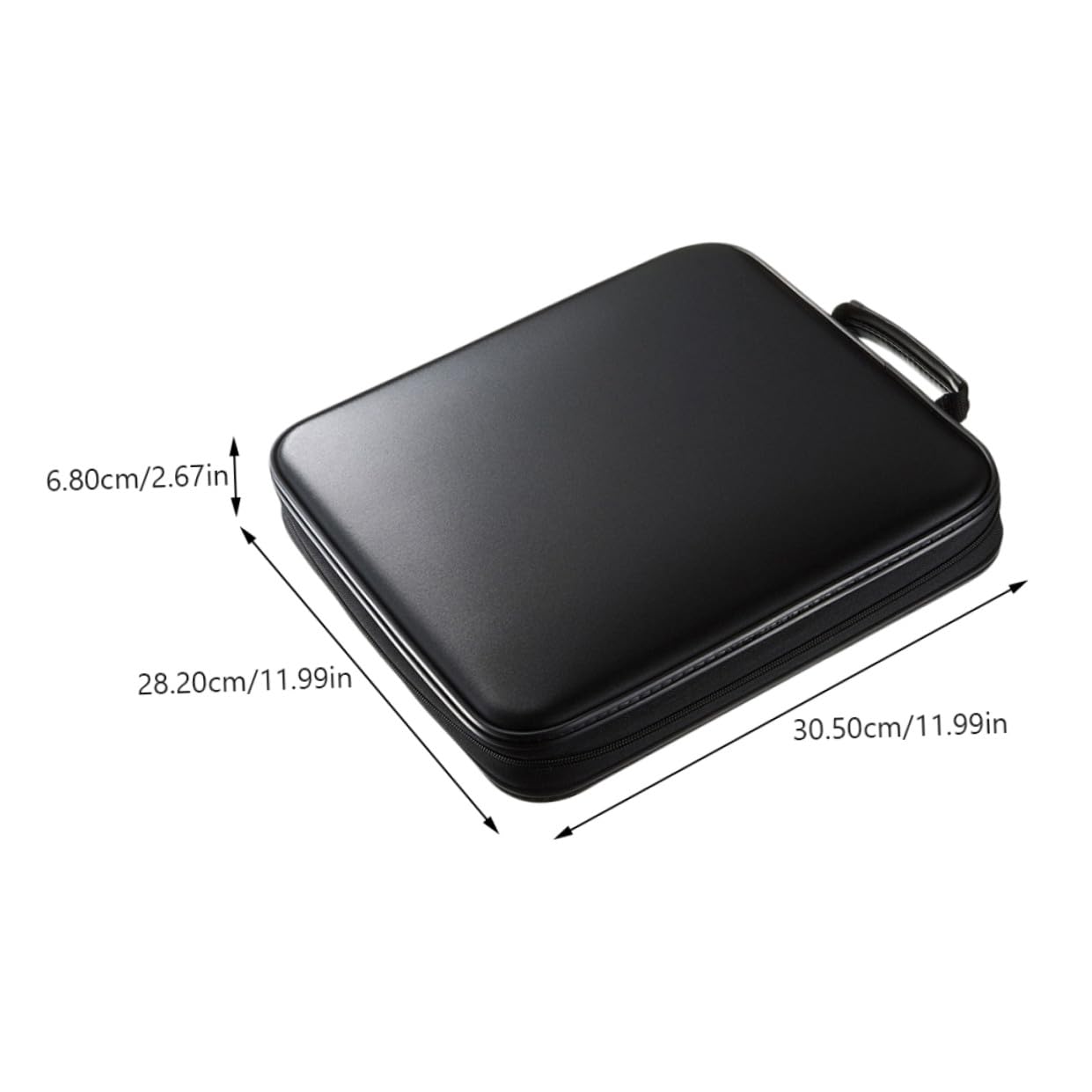 BESPORTBLE Custodia CD per 160 Dischi in Materiale Pp e Non Tessuto, Protezione Anti-graffio Chiusura Resistente per Auto e Casa