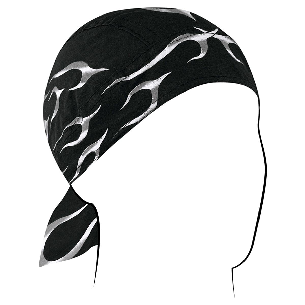 Zan Headgear Flydanna Tank Flame Blk Z353 New