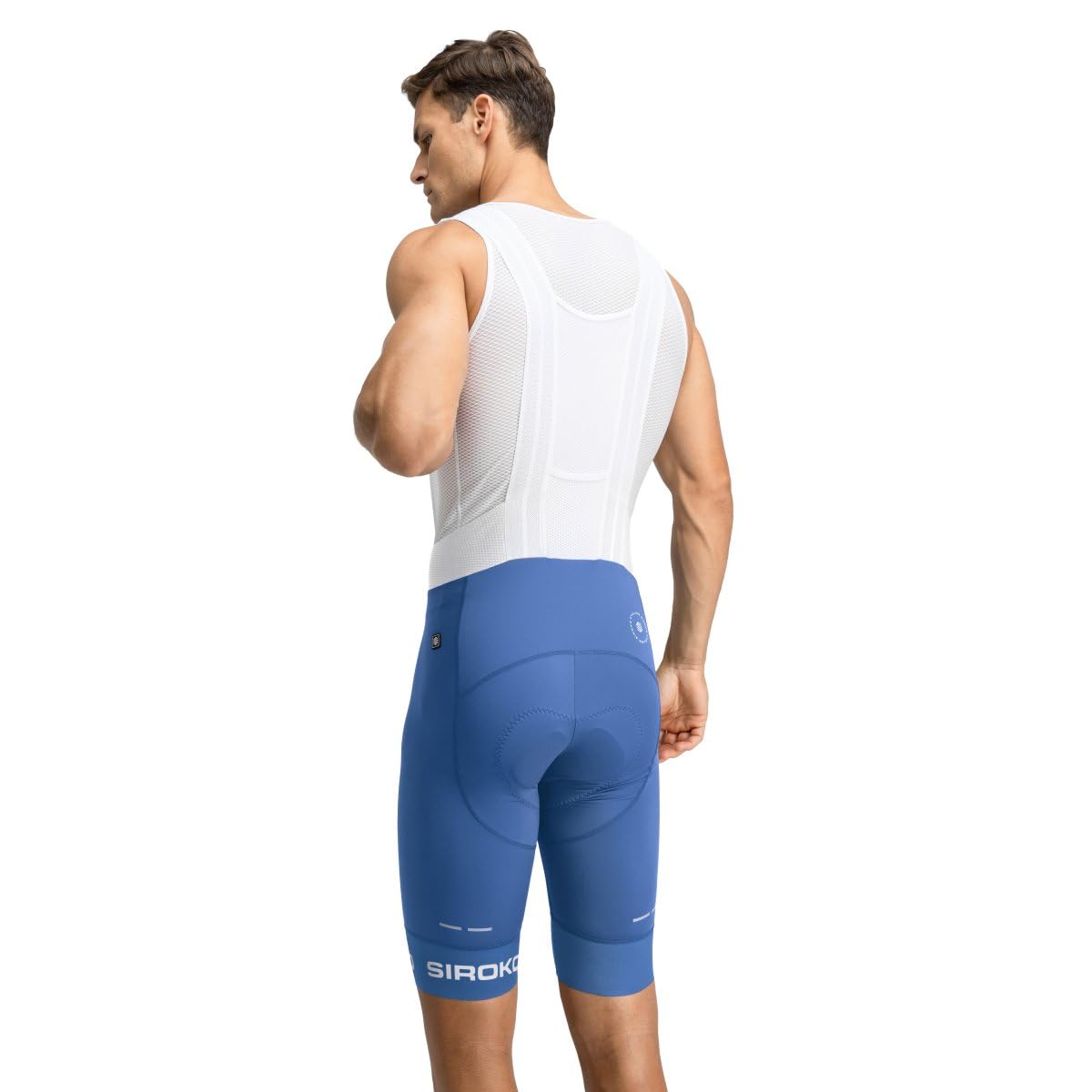SIROKO - Spodenki Rowerowe Siroko BX Umbrail - XS - Navy blue/Biały