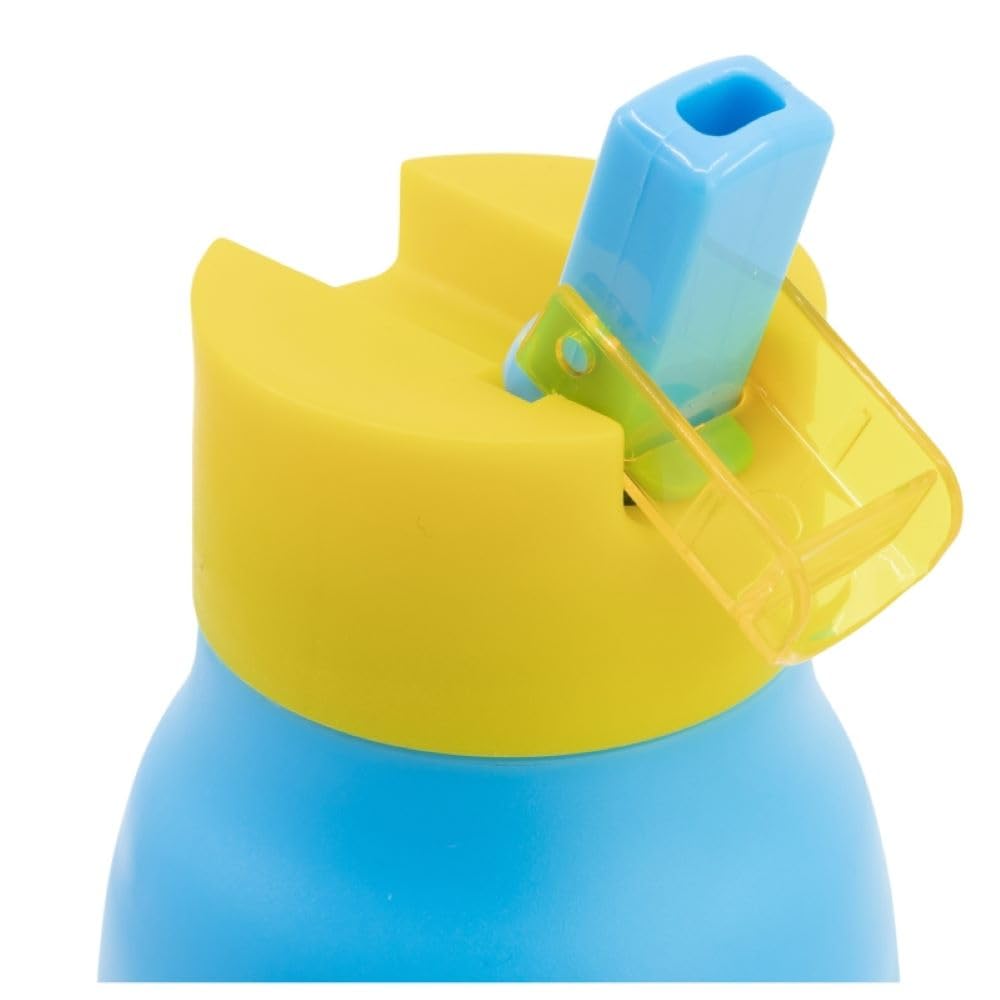 OM SUPPLIES Mickey Characters Reusable Double Opening Sipper Ecozen Bottle 420ml Non-Drip Stopper with built in Straw (Mickey) - Image 3