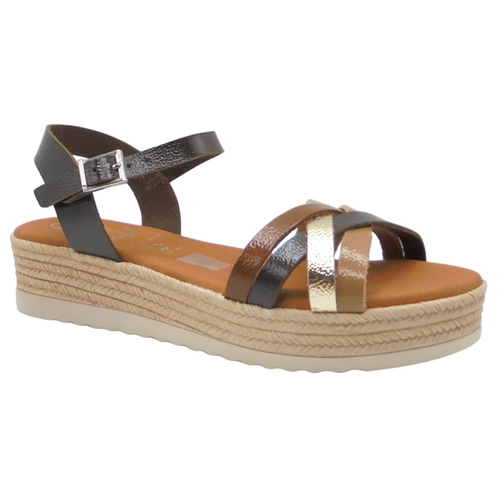 Oh! My Sandals - 6010 Zara Sandalias de Mujer cómodas con Plataforma Ligera y Plantilla Gel, Fabricadas en españa para: Mujer