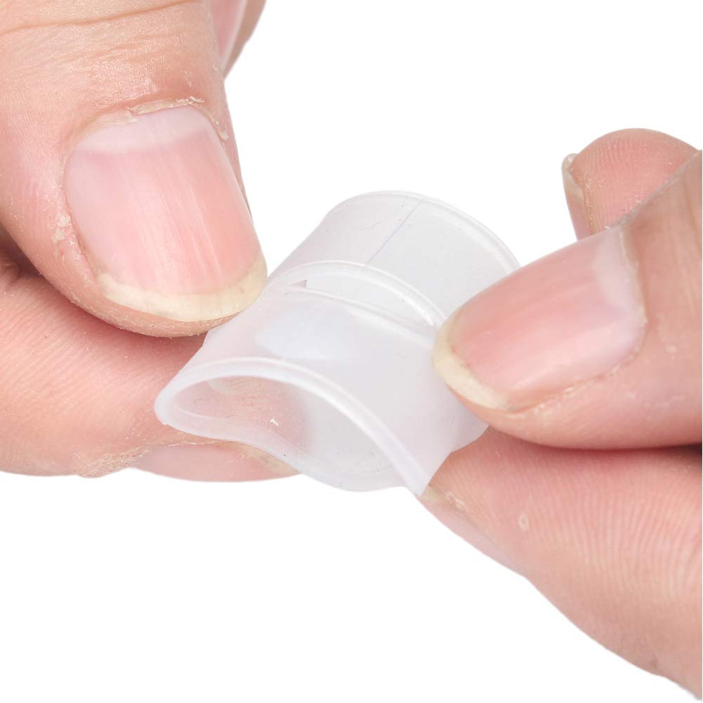 Ingrowing Nail Corrector, Effective Convenient Toenail Corrector, Silicone Durable 2Pcs for Nail Toenail/Ingrown Toenail Corrector Strips Brace