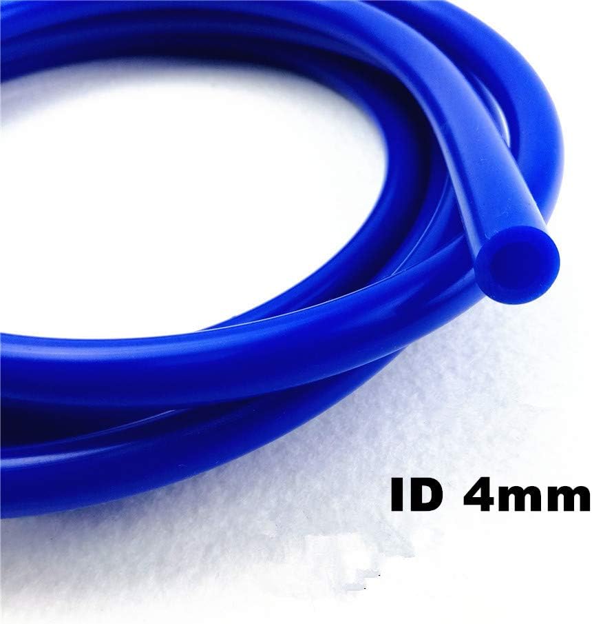 I33T High Performance Silicone Vacuum Tubing Hose, ID 4mm (5/32 inch), 10 Feet per reel (3 Meter), Fluid Power Component Kit Comprising Hose and Fit for Automotive Replacement Part, Blue : Automotive