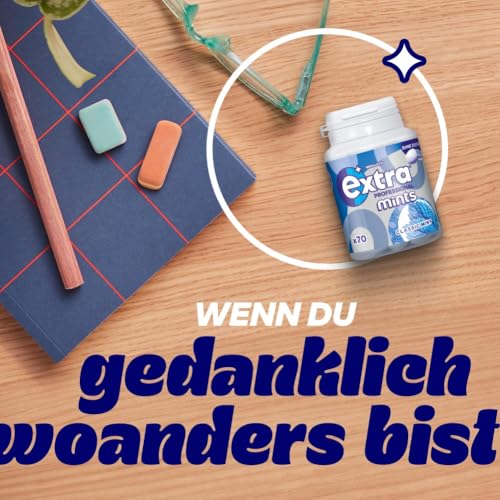 Extra Professional Mint Zuckerfreie Lutschpastillen, Multipack mit 6 x 70 Lutschbonbons, Süßigkeiten mit Minzgeschmack, Xylitol Mints, Lutschbonbons für frischen Atem