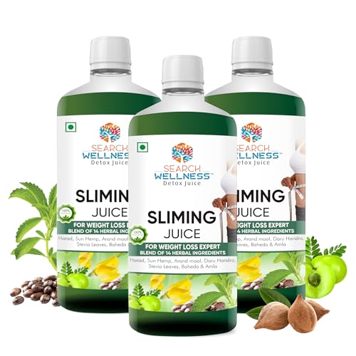 Image of Sliming juice 500ml (Pack of 3) | Supports Healthy Weight | Blend with 14 Herbs | Improve Metabolism & Digestion | Detox Liver | Non GMO & BPA Free | Sugar Free
