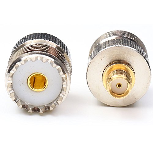 Conectores SMA Hembra a UHF Hembra 2 unidades miniatura 5