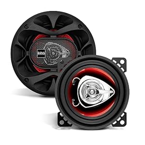 BOSS Audio Systems CH4220 Chaos Series 4 Inch Car Door Speakers – 200 Watts Max (per Pair), Coaxial, 2 Way, Full Range, 4 Ohms, Sold in Pairs, Bocinas para Carro