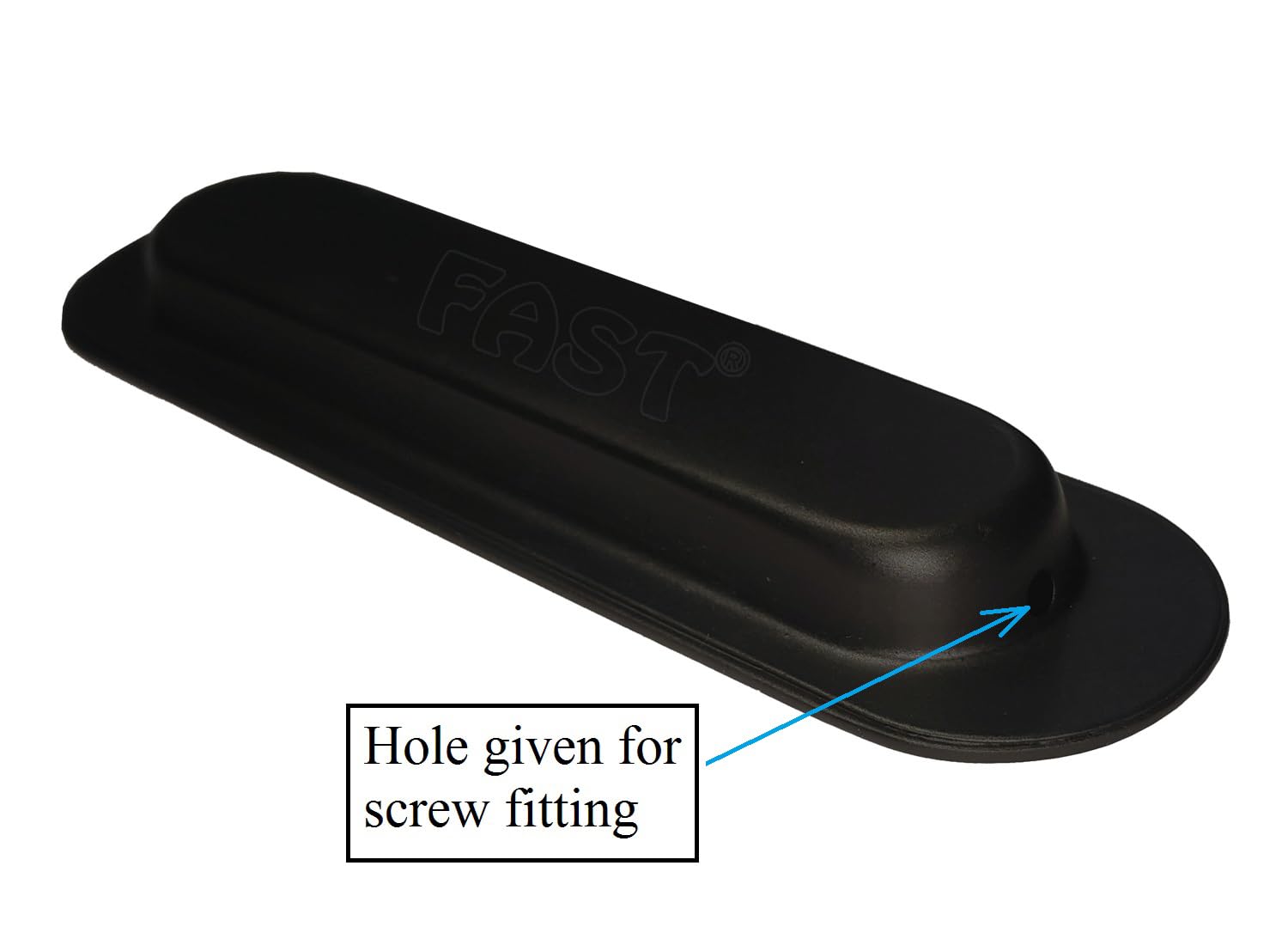 FAST CSH03 Stainless Steel Black Architechral Cabinet Concealed Sliding Door Handle for Wardrobe & Cupboard Doors. (6 INCH) — Amazon image 3