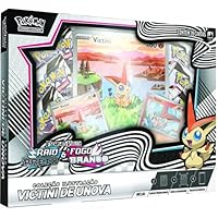 Pokémon TCG, Box Coleção Ilustração EV10.5 Fogo Branco E Raio Preto Victini