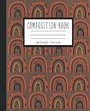 afrocentric composition notebook: urban tribal print journal for office, home or school work