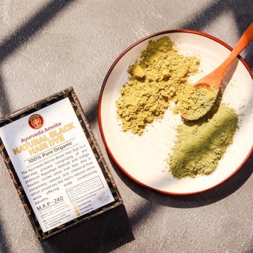 Tinte Natural Para Cabello Negro Mehndi + Indigo 100 g