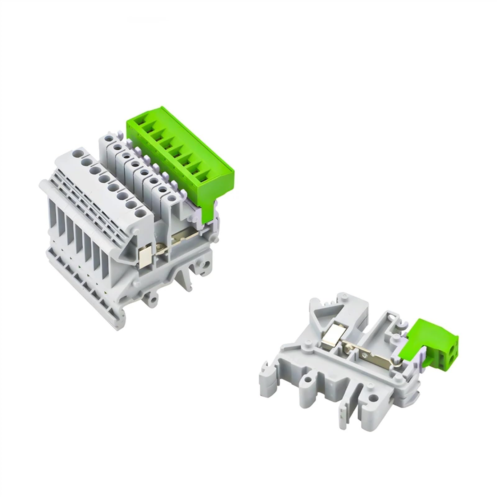 1 jeu de borniers sur Rail Din UK-2.5V/5.08, bornier à broches PCB avec PCB, connexion à vis universelle, conducteur de fil, Type PCB(5P PCB with UK2.5V)