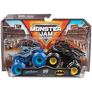 Monster Jam, Official Alien Invasion Vs. Bakugan Dragonoid Die-Cast Monster Trucks, 1:64 Scale, Kids Toys for Boys Ages…