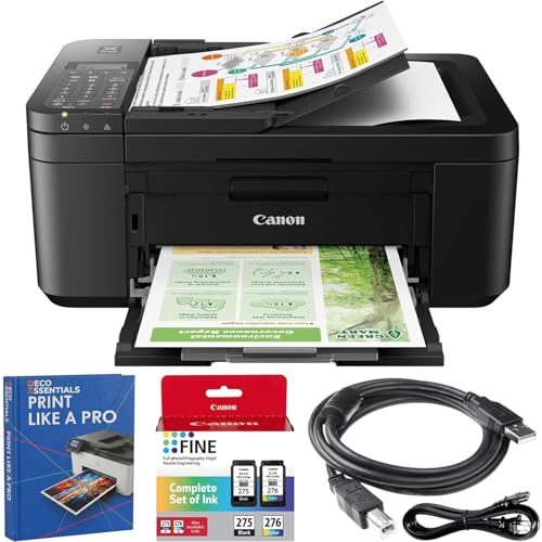 Canon PIXMA TR4720 All-in-One Wireless Printer with Auto Document...