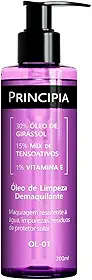 PRINCIPIA, Óleo de Limpeza Demaquilante Facial 30% Óleo de Girassol + 1% Vitamina E OL-01 200 ml