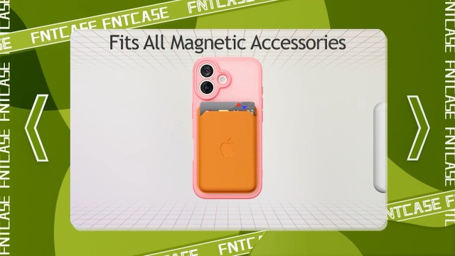 FNTCASE for iPhone 17 Case, Compatible with Magsafe, Glass Screen Protector