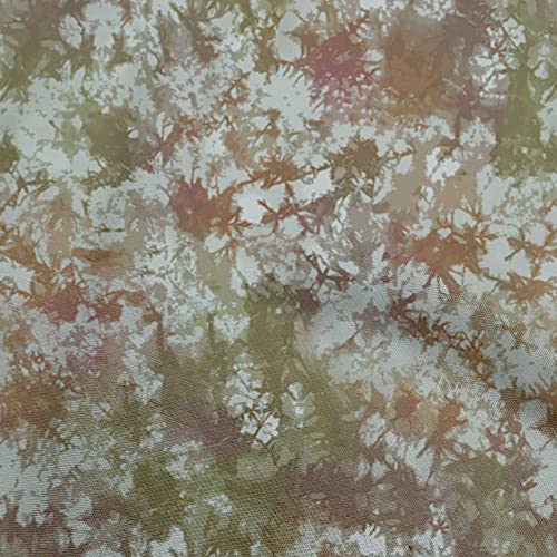 oneOone Cotton Flex Forest Green Fabric Tie Dye Craft Projects Decor Fabric Printed By The Yard 40 Inch Wide