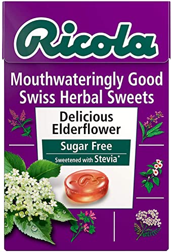 Ricola Sugar Free Elderflower Flv Candy Box 20 Pack miniatura 7