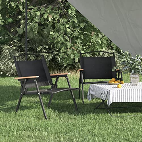 Chaises de camping confortables pliables légères avec structure en acier