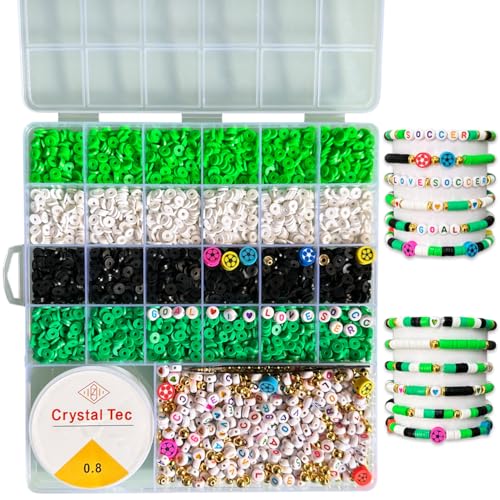 ParsNuntio Soccer - Goal - DIY Craft Clay Bead Bracelets or