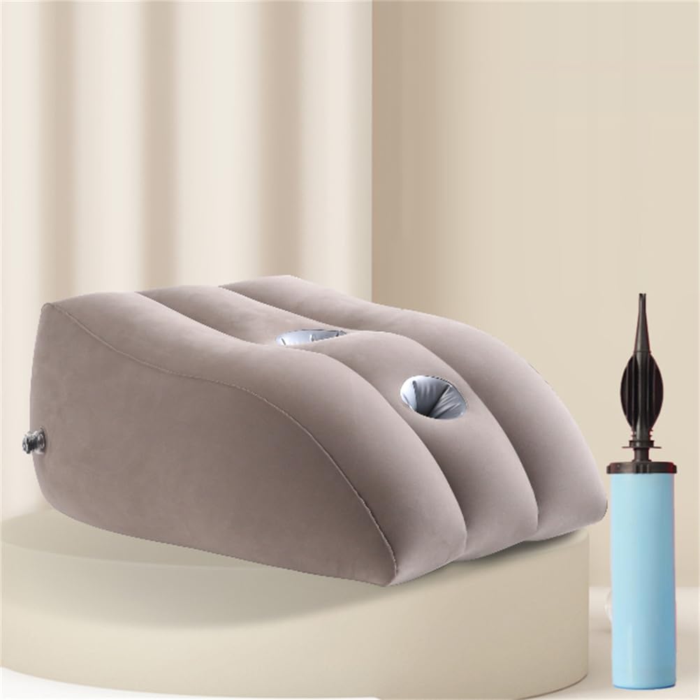 Sex Toys Adult Toys Pillow, Sex Position Pillow Cushion Inflatable Ramp Furniture Couples Toy PVC Flocking Sex Chair,Couple Sex Toys for Deep Position Support,for Bedroom & Outdoor Use