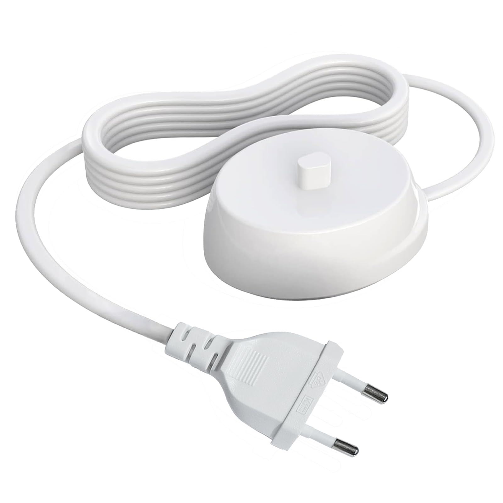 Electric Toothbrush Charger Base Compatible for Braun Oral -B Pro 500 1000 3000 6000 Smart 1500 5000 iO Series 3/4/5/6 and Most -Type 3757 Replacement Charging Cord -EU Plug Dual Voltage 110v-220V