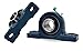 Jeremywell UCP201-8 Pillow Block Bearing (2 Pack), 1/2 inch Bore, 2 Bolt Flange Mounted, Solid Cast Iron Base, Self-Alignment