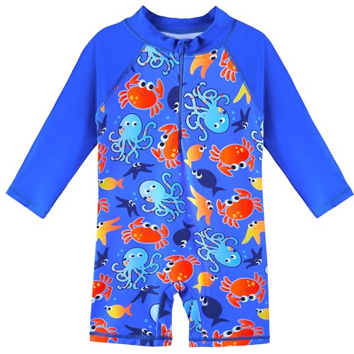 Maillot de bain manches longues pour la plage de 1 mois à 6 ans