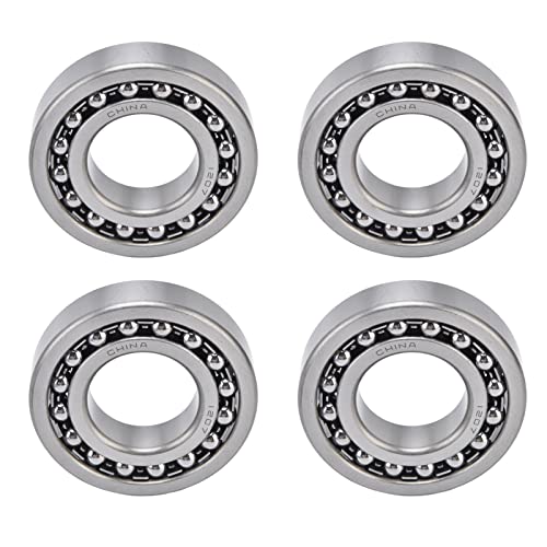 xuuyuu 4PCS�{�[���x�A�����O�L�b�g ������] ���[�m�C�Y ���Ȑ���_�u�����[ ���^���x�A�����O,�ᖀ�C �ᑛ�� �����������������p,�{�[�L�b�g,���Ȑ���,�_�u��,����,���^,�@��p (1207)