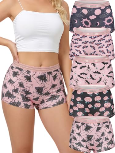 Women's Boxer Briefs, 5 Pack Halloween - image 1