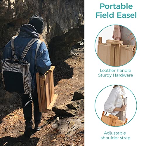 image for VISWIN French Easel, Hold Canvas up to 34