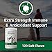 Vet Classics CAS Options Extra Strength Immune Support for Dogs, Cats – Pet Health Supplement, Dog Antioxidant Care – Extra-Strength Dog Supplement Formula – 120 Soft Chews