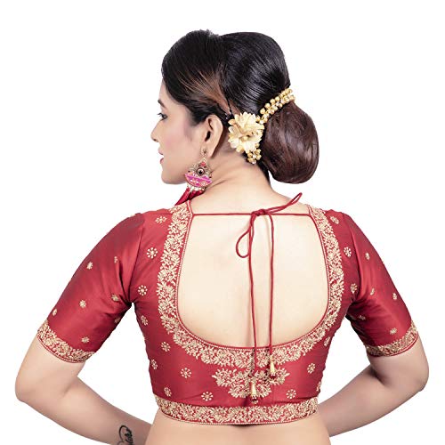 Image of Biyu Being With You Women's Art Silk Saree Blouse