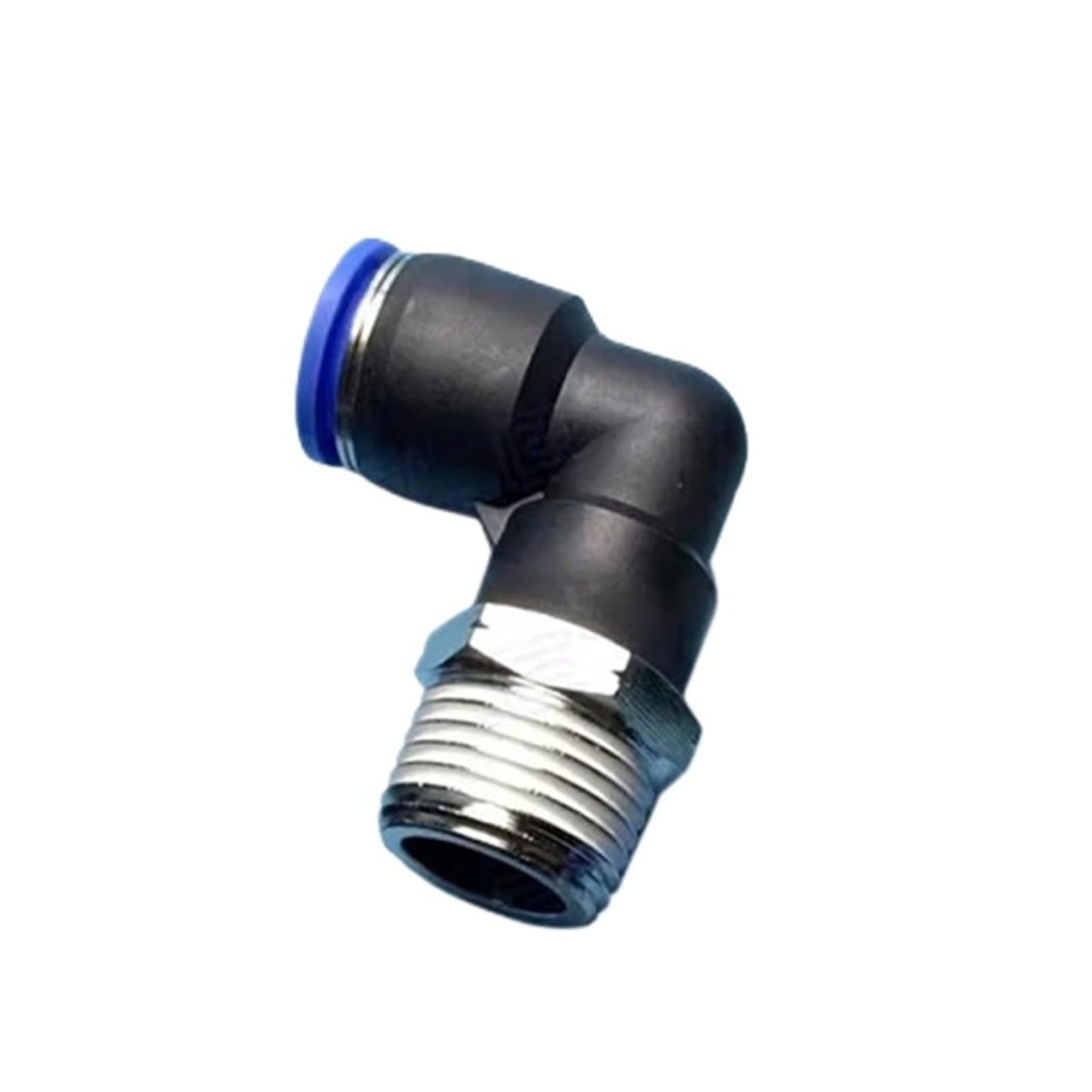 Codo conector neumático PL4-N02 para maquetas y proyectos de bricolaje con manguera de 4mm