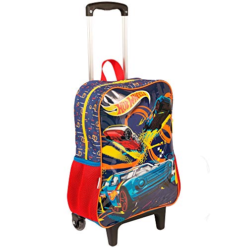 Mochila Poliéster com Rodas Hot Wheels 19M 65234 - Sestini