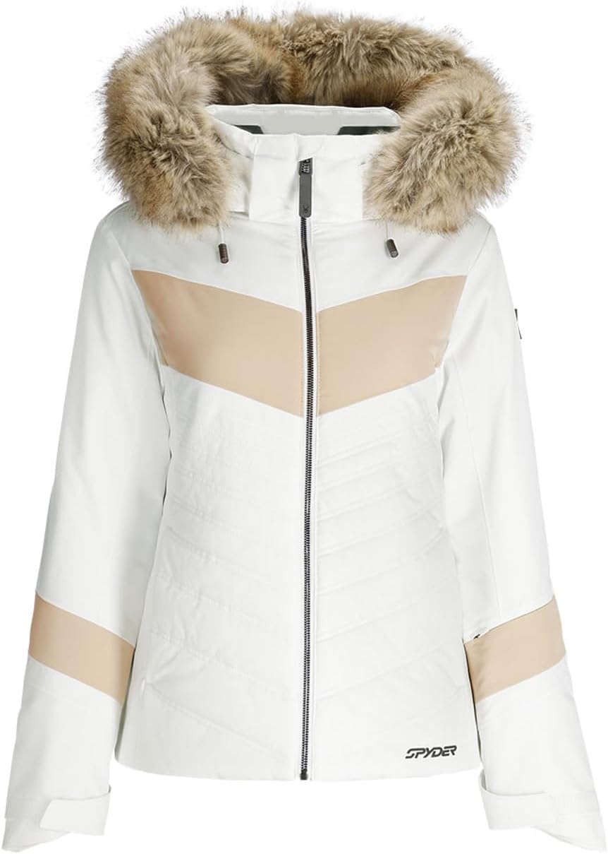 Spyder L PRIMROSE JKT, White/White, 6, Regular