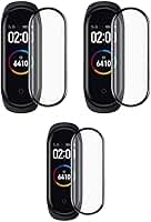 Kit 3 Películas Protetoras 5D 9D para Xiaomi Band 9