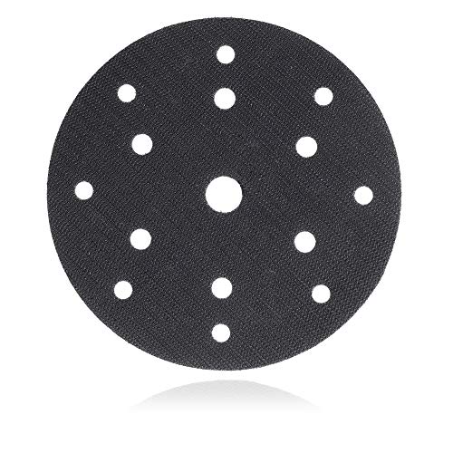 Disque auto-agrippant adhésif Ø 150mm 15 trous de rechange pour Plateau de ponçage et polissage - scratch autocollant rond - pour la réparation de auto-agrippant - DFS