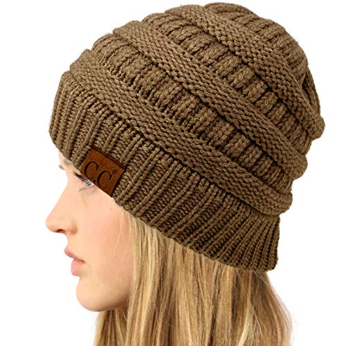 Image of Hatsandscarf CC Exclusives Solid Color Beanie Tail Hat for Adult (MB-20A)