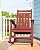 SERWALL Outdoor Rocking Chair Set of 2, HDPE Rocking Chairs for Adult, All Weather Porch Rockers for Lawn Garden, Crimson Red