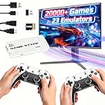 KANYUNCD 2025 Retro Games Console,4K HDMI Game Consoles with 20,000+Classic Video Games,23 Emulators,Plug and Play,Dual 2.4G Wireless Controllers(64G)